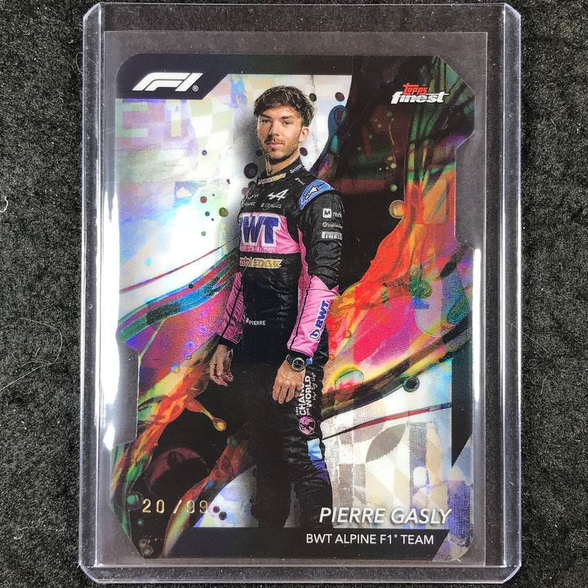 2024 Topps Finest Formula 1 PIERRE GASLY Common Die-Cut 20/99 #10
