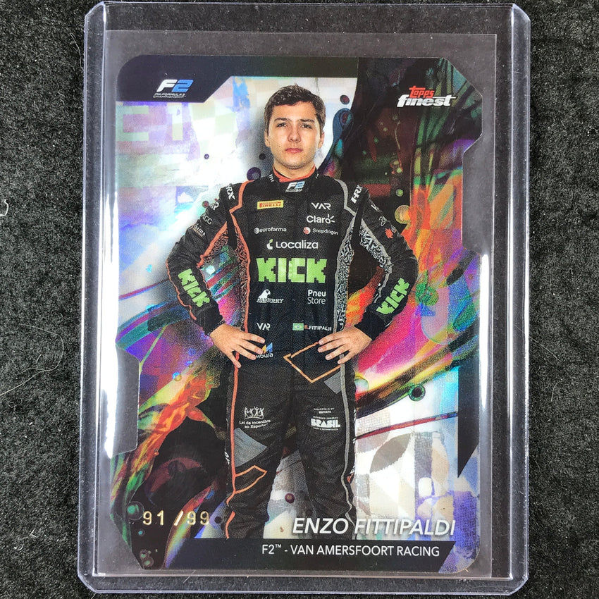 2024 Topps Finest Formula 1 ENZO FITTIPALDI Common Die-Cut 91/99 #39