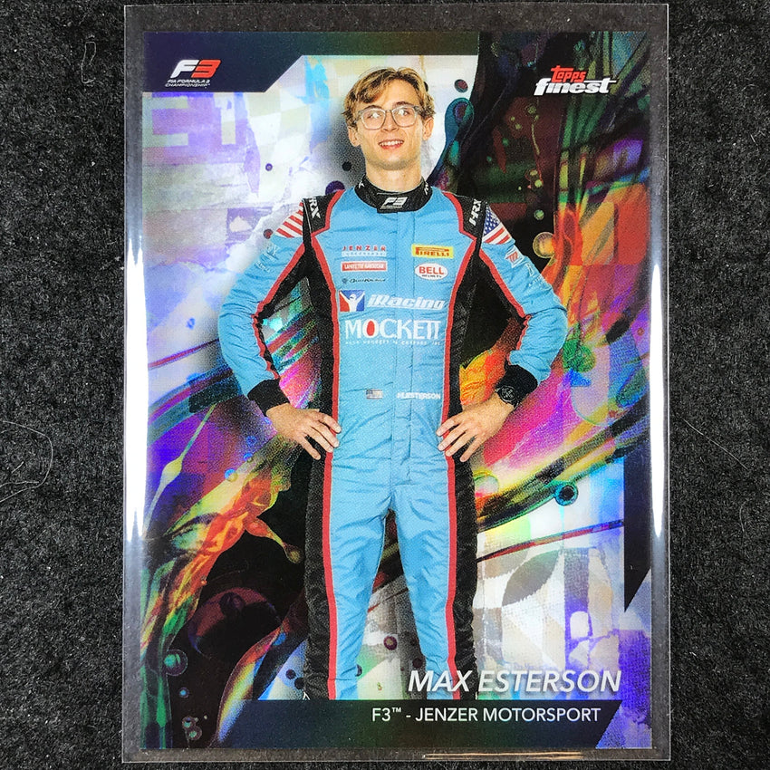 2024 Topps Finest Formula 1 MAX ESTERSON Base Common Refractor #59