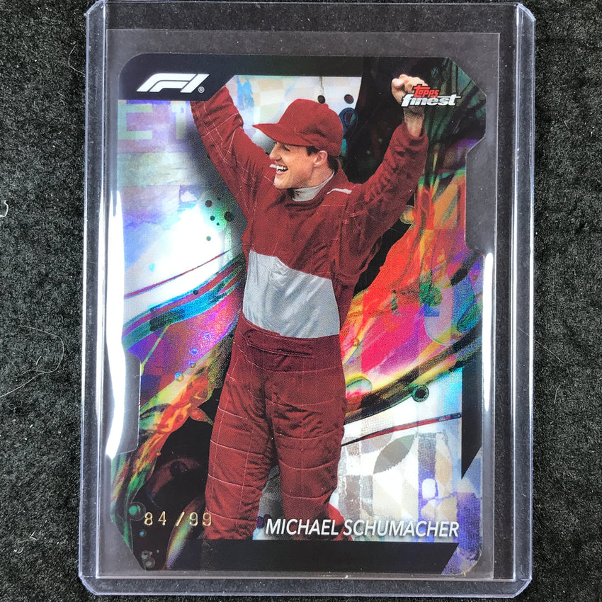 2024 Topps Finest Formula 1 MICHAEL SCHUMACHER Common Die-Cut 84/99 #83