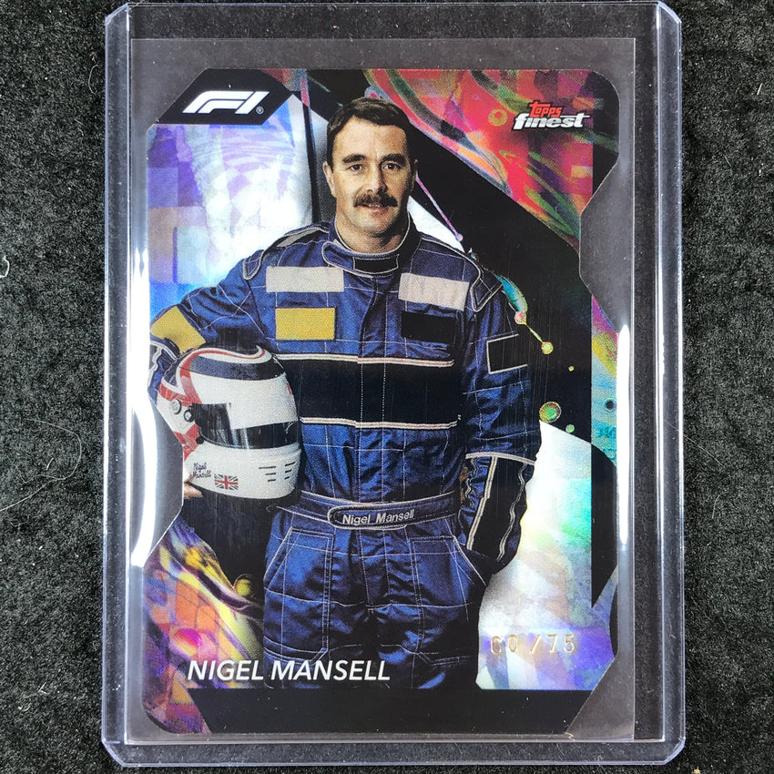 2024 Topps Finest Formula 1 NIGEL MANSELL Uncommon Die-Cut 60/75 #180