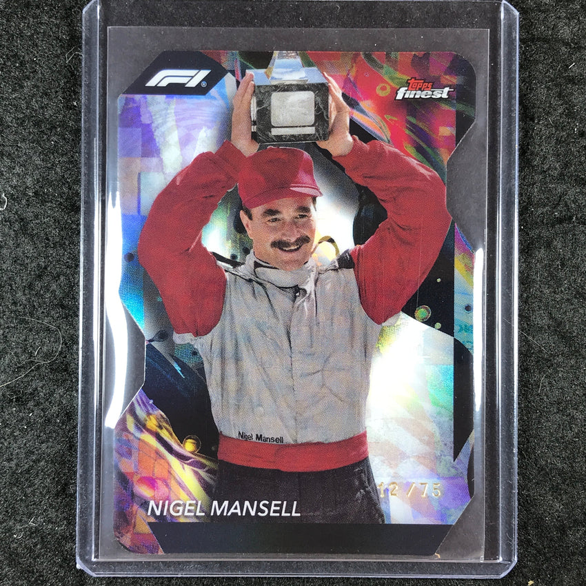 2024 Topps Finest Formula 1 NIGEL MANSELL Uncommon Die-Cut 12/75 #200