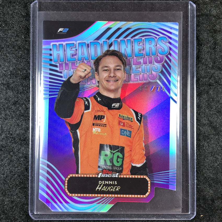 2024 Topps Finest Formula 1 DENNIS HAUGER Headliners Die-Cut 55/74 #12