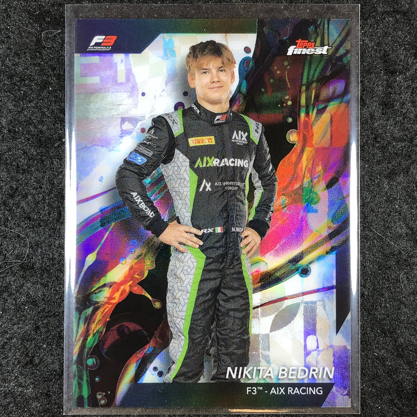 2024 Topps Finest Formula 1 NIKITA BEDRIN Base Common Refractor #68
