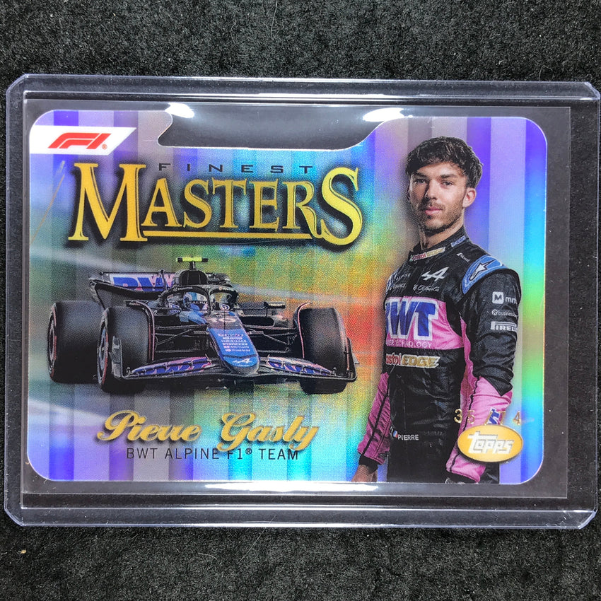 2024 Topps Finest Formula 1 PIERRE GASLY Masters Die-Cut 35/74 #5