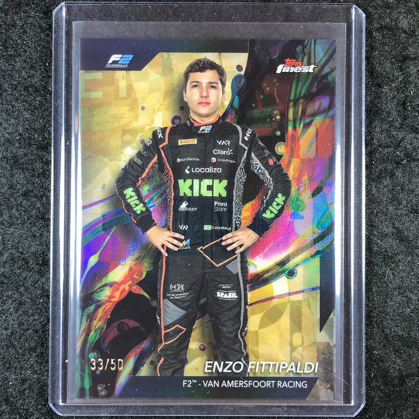 2024 Topps Finest Formula 1 ENZO FITTIPALDI Common Gold 33/50 #39