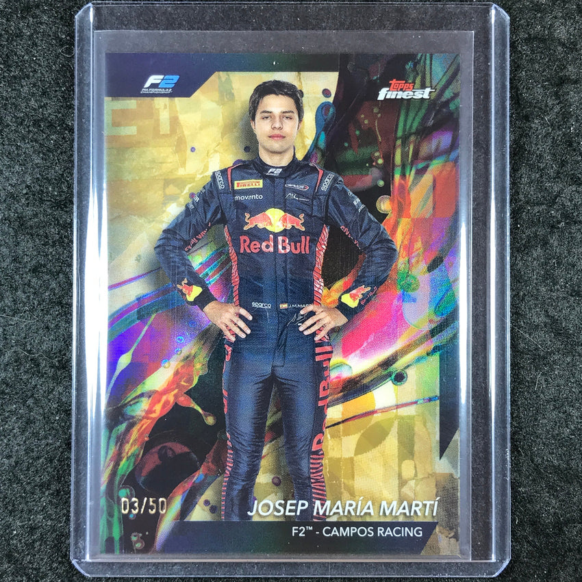 2024 Topps Finest Formula 1 JOSEP MARÍA MARTÍ Common Gold 3/50 #42