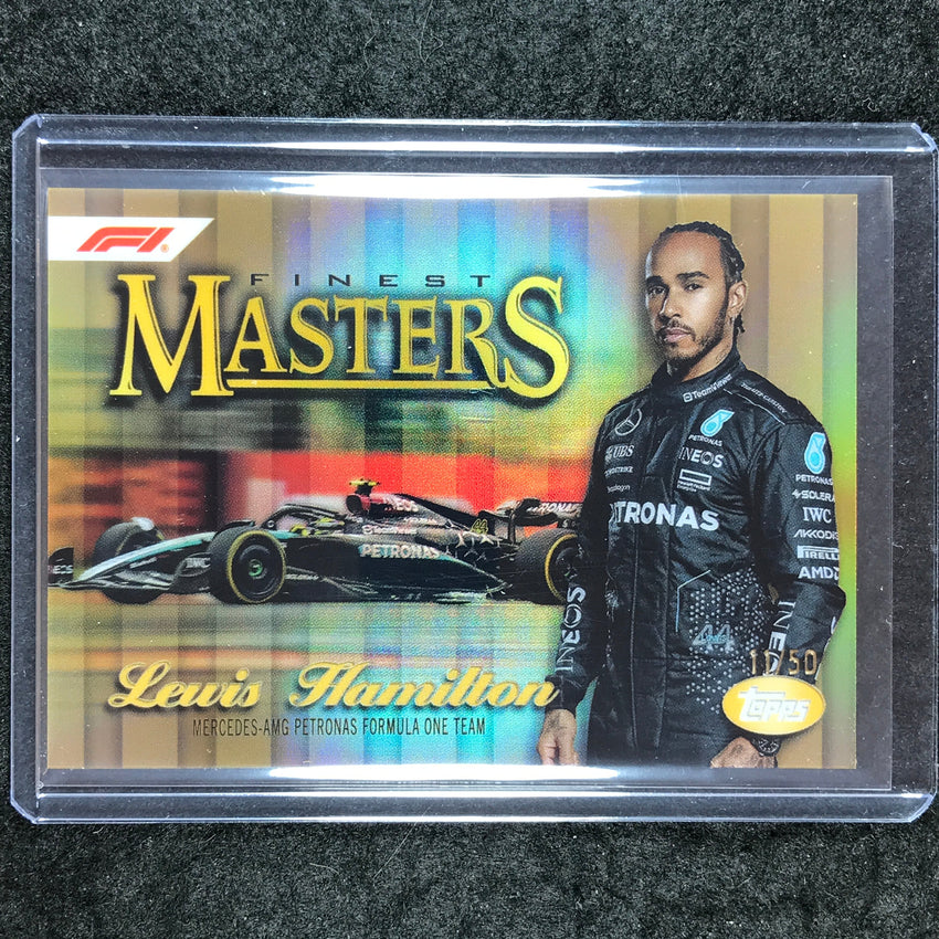 2024 Topps Finest Formula 1 LEWIS HAMILTON Masters Gold 11/50 #3