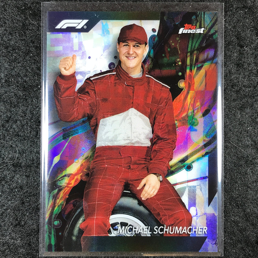 2024 Topps Finest Formula 1 MICHAEL SCHUMACHER Base Common Refractor #78