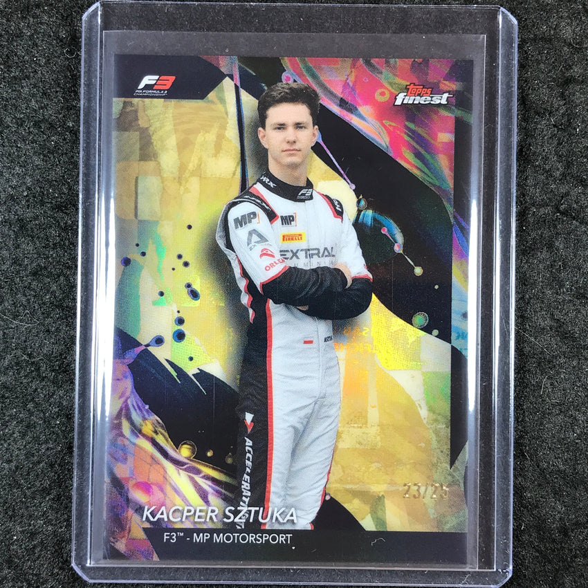 2024 Topps Finest Formula 1 KACPER SZTUKA Uncommon Gold 23/25 #150