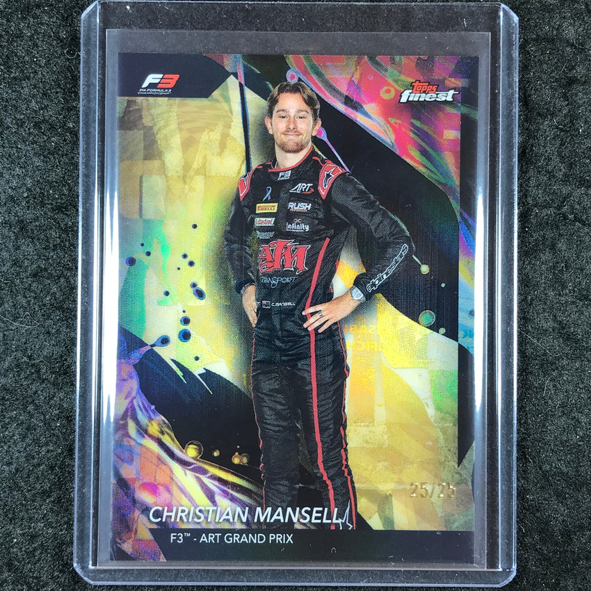 2024 Topps Finest Formula 1 CHRISTIAN MANSELL Uncommon Gold 25/25 #164