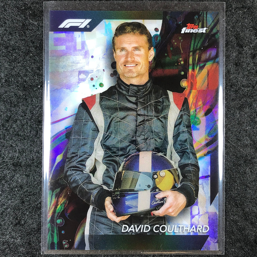 2024 Topps Finest Formula 1 DAVID COULTHARD Base Common Refractor #87