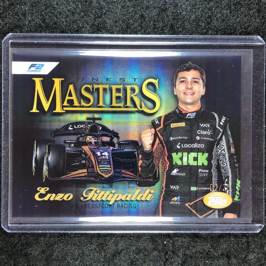 2024 Topps Finest Formula 1 ENZO FITTIPALDI Masters Black 2/25 #13