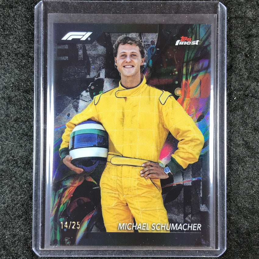 2024 Topps Finest Formula 1 MICHAEL SCHUMACHER Common Black 14/25 #73