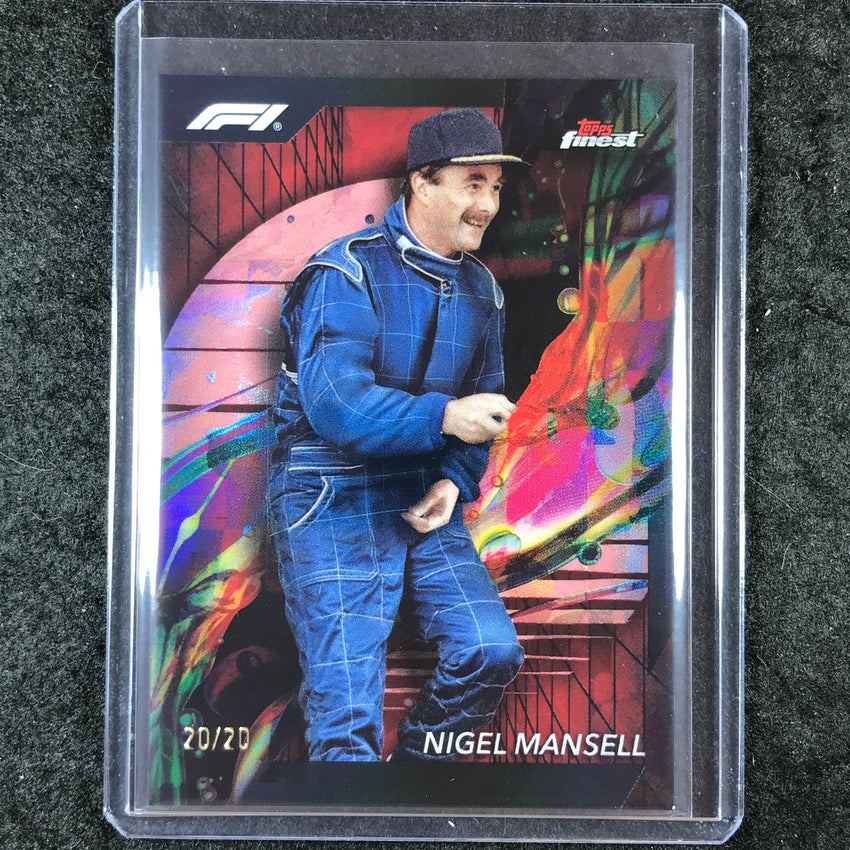 2024 Topps Finest Formula 1 NIGEL MANSELL Common Red Black Vapor 20/20 #75