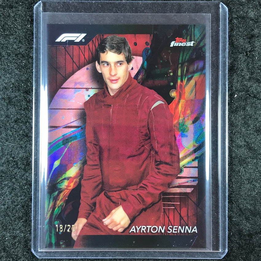 2024 Topps Finest Formula 1 AYRTON SENNA Common Red Black Vapor 18/20 #84