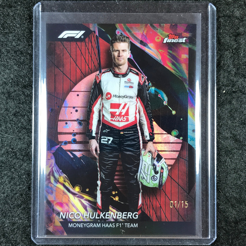 2024 Topps Finest Formula 1 NICO HULKENBERG Uncommon Red Black Vapor 1/15 #115