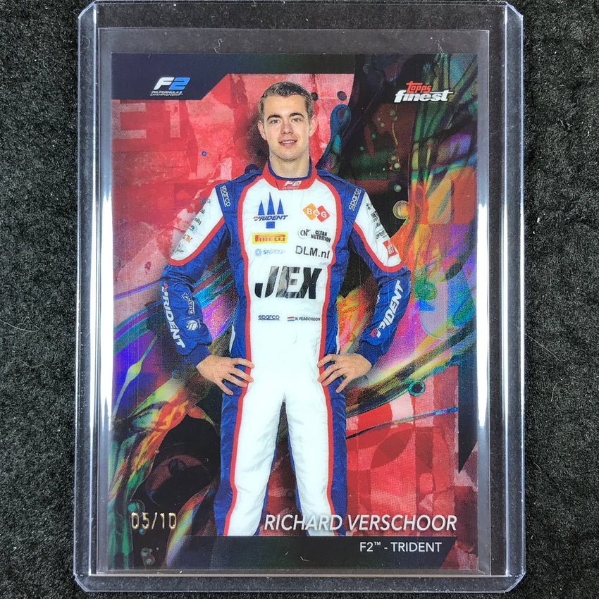 2024 Topps Finest Formula 1 RICHARD VERSCHOOR Common Red 5/10 #37