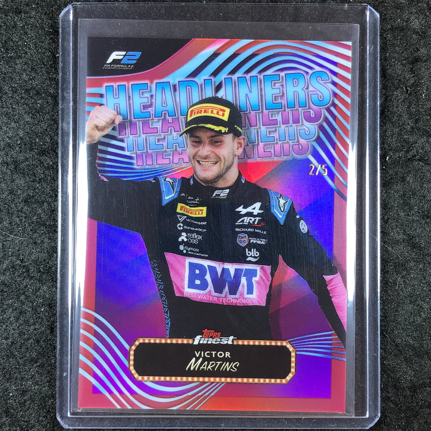 2024 Topps Finest Formula 1 VICTOR MARTINS Headliners Red 2/5 #14