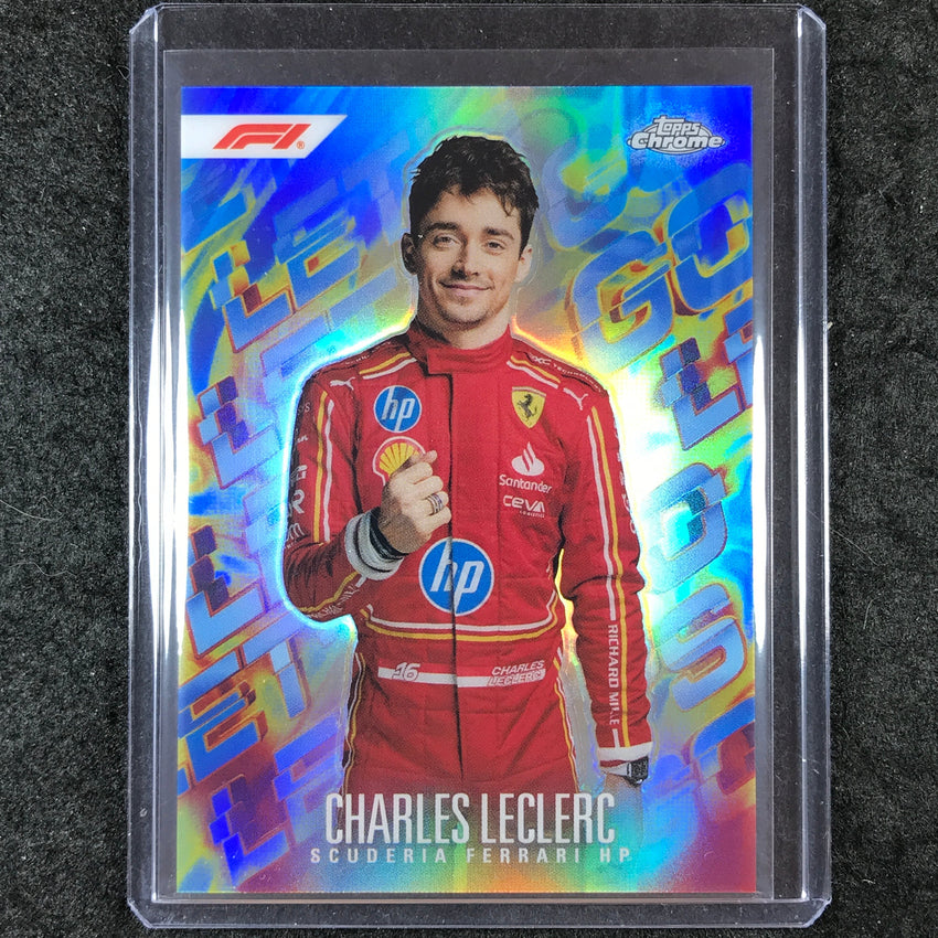 2024 Topps Finest Formula 1 CHARLES LECLERC Let's Go SP #3