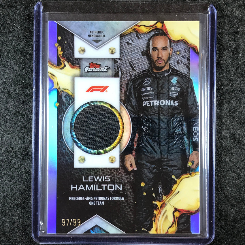 2024 Topps Finest Formula 1 LEWIS HAMILTON F1 Relic Base 97/99