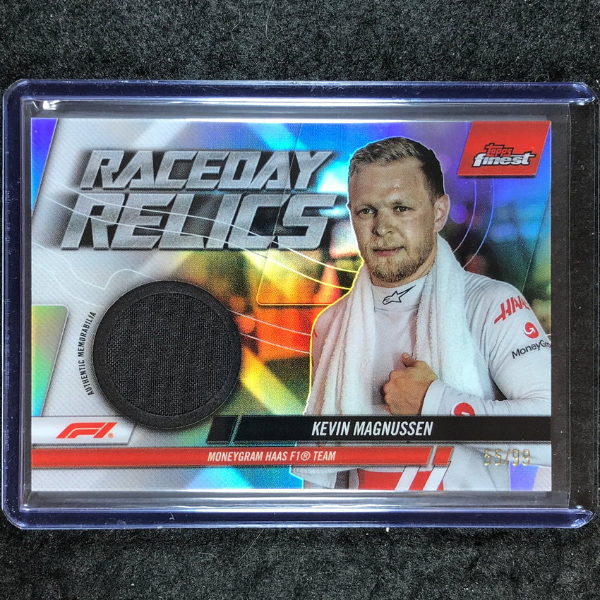2024 Topps Finest Formula 1 KEVIN MAGNUSSEN Raceday Relics Base 55/99