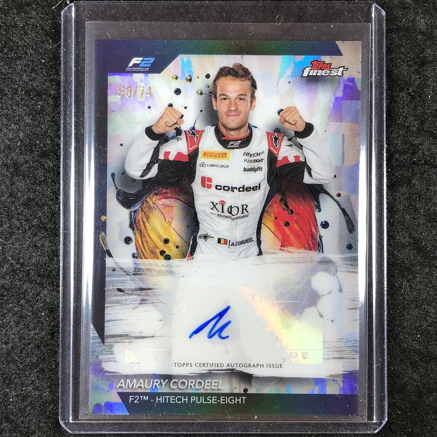 2024 Topps Finest Formula 1 AMAURY CORDEEL Finest Autographs 68/74