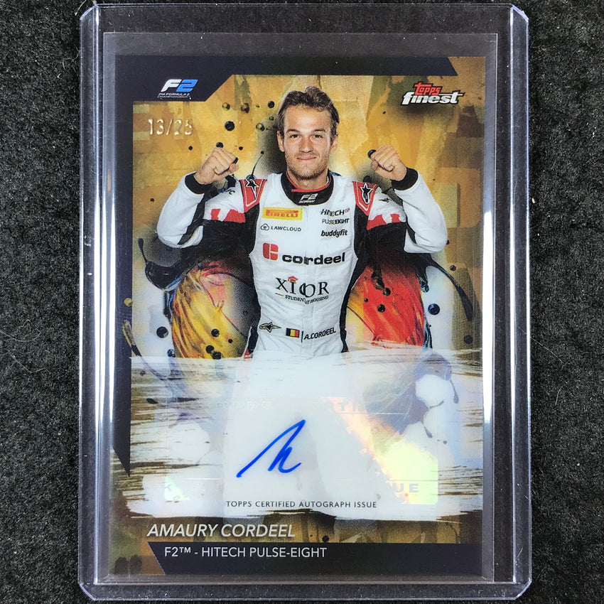 2024 Topps Finest Formula 1 AMAURY CORDEEL Finest Autographs Gold 13/25