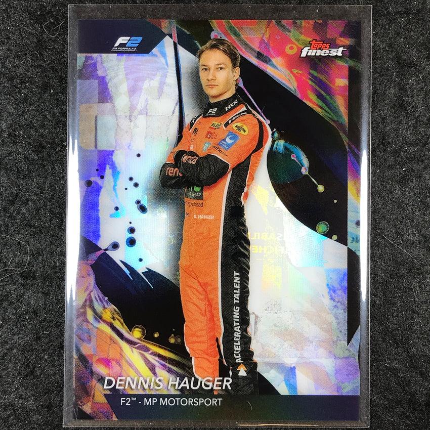 2024 Topps Finest Formula 1 DENNIS HAUGER Base Uncommon Refractor #123
