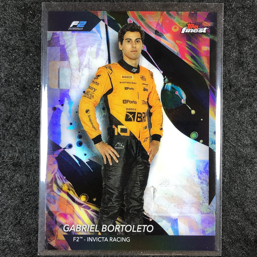 2024 Topps Finest Formula 1 GABRIEL BORTOLETO Base Uncommon Refractor #128