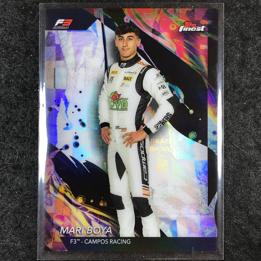 2024 Topps Finest Formula 1 MARI BOYA Base Uncommon Refractor #154