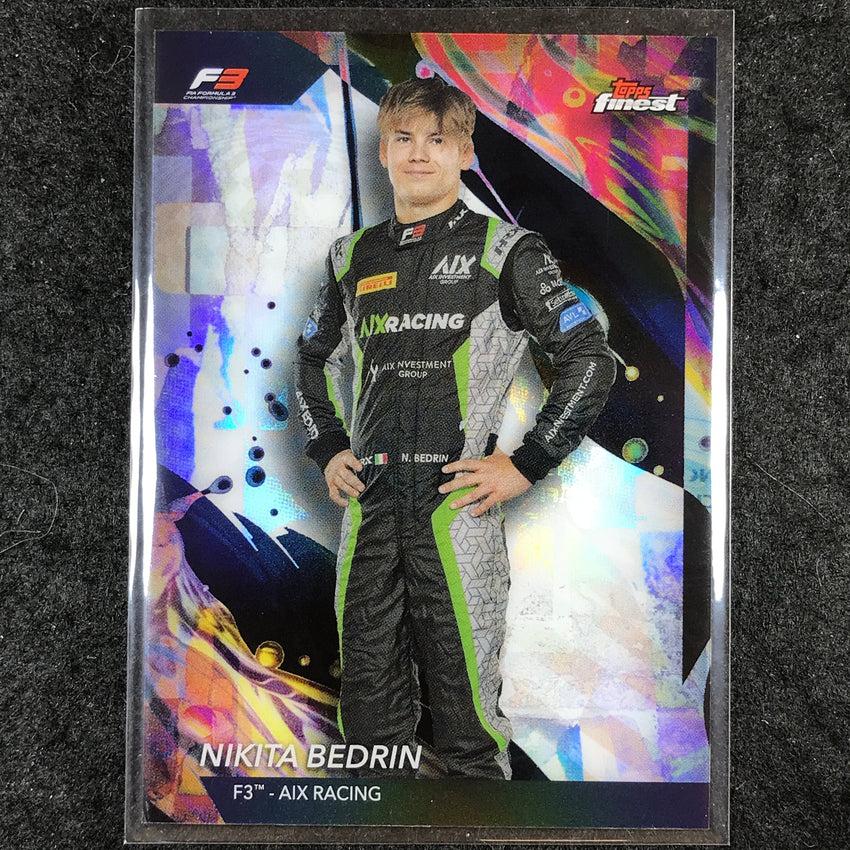 2024 Topps Finest Formula 1 NIKITA BEDRIN Base Uncommon Refractor #168