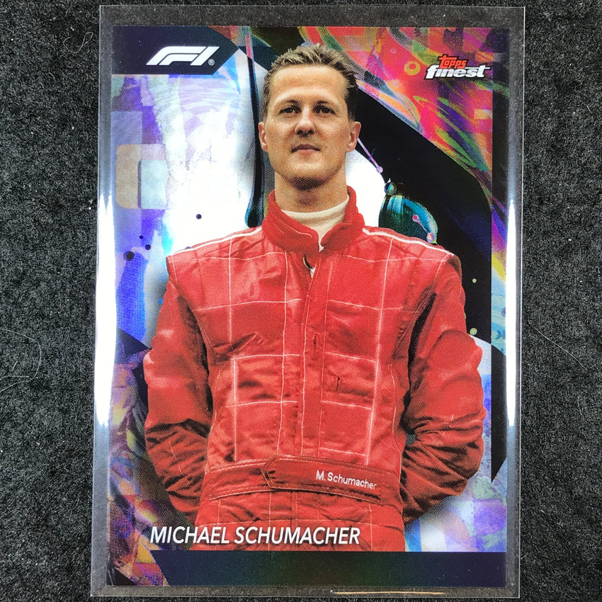 2024 Topps Finest Formula 1 MICHAEL SCHUMACHER Base Uncommon Refractor #183