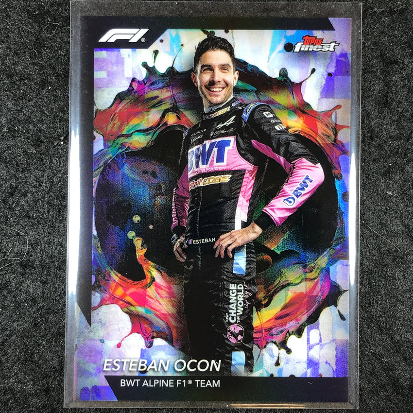2024 Topps Finest Formula 1 ESTEBAN OCON Base Rare Refractor #209