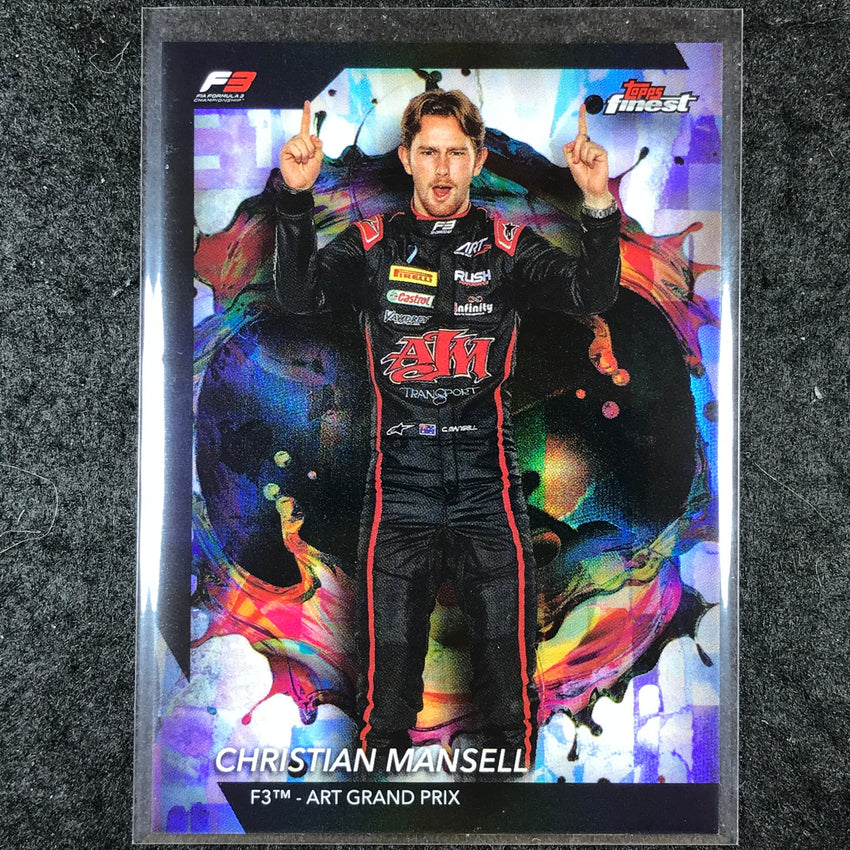2024 Topps Finest Formula 1 CHRISTIAN MANSELL Base Rare Refractor #264