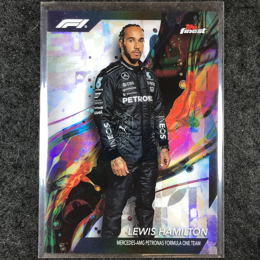 2024 Topps Finest Formula 1 LEWIS HAMILTON Base Common Refractor #6