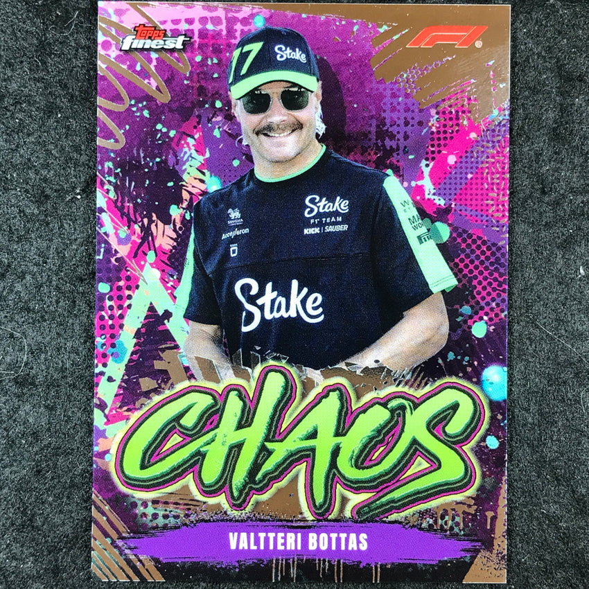 2024 Topps Finest Formula 1 VALTTERI BOTTAS Chaos Base #13