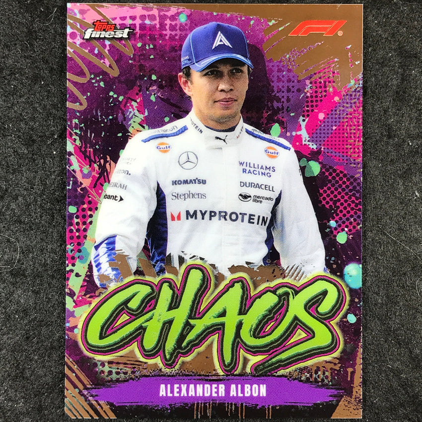 2024 Topps Finest Formula 1 ALEXANDER ALBON Chaos Base #19