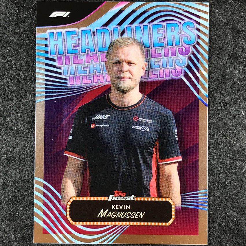 2024 Topps Finest Formula 1 KEVIN MAGNUSSEN Headliners Base #8