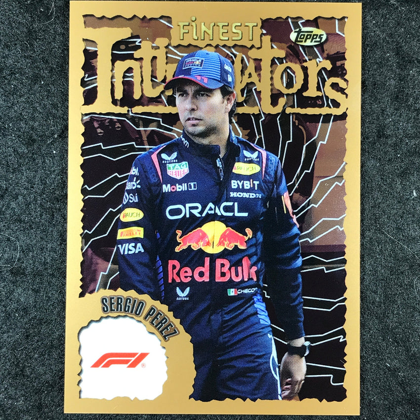 2024 Topps Finest Formula 1 SERGIO PEREZ Intimidators Base #PER