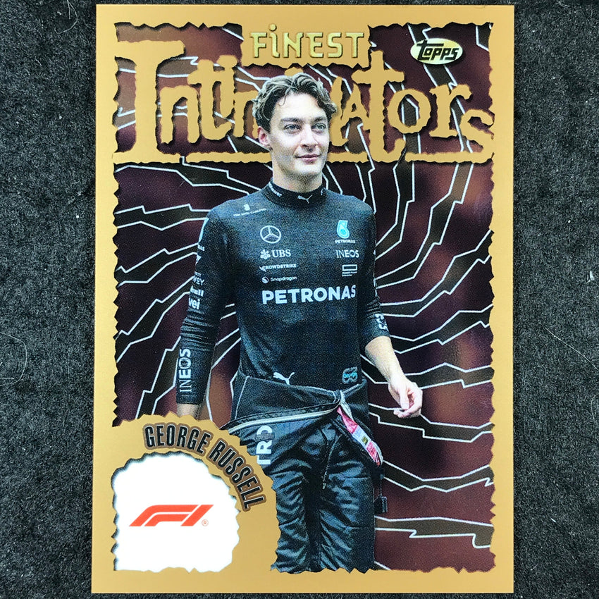 2024 Topps Finest Formula 1 GEORGE RUSSELL Intimidators Base #RUS