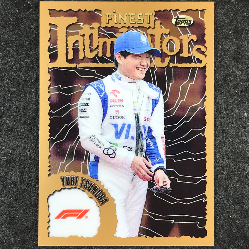 2024 Topps Finest Formula 1 YUKI TSUNODA Intimidators Base #TSU