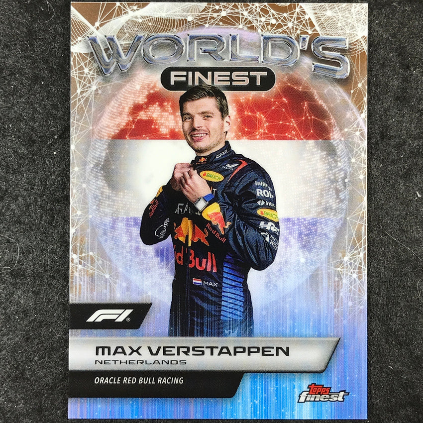 2024 Topps Finest Formula 1 MAX VERSTAPPEN World's Finest Base #1