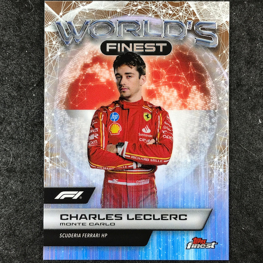 2024 Topps Finest Formula 1 CHARLES LECLERC World's Finest Base #3