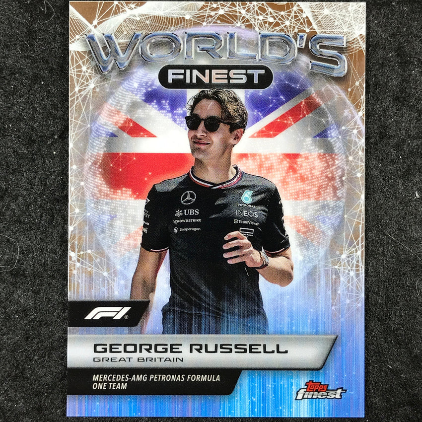 2024 Topps Finest Formula 1 GEORGE RUSSELL World's Finest Base #5