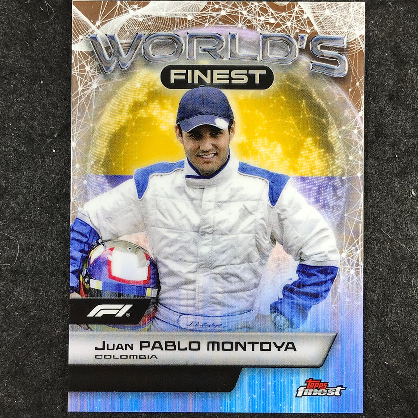 2024 Topps Finest Formula 1 JUAN PABLO MONTOYA World's Finest Base #17
