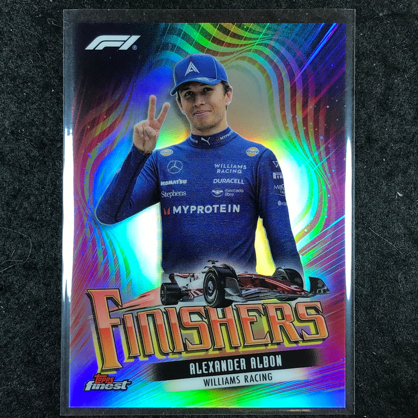 2024 Topps Finest Formula 1 ALEXANDER ALBON Finishers Refractor #10