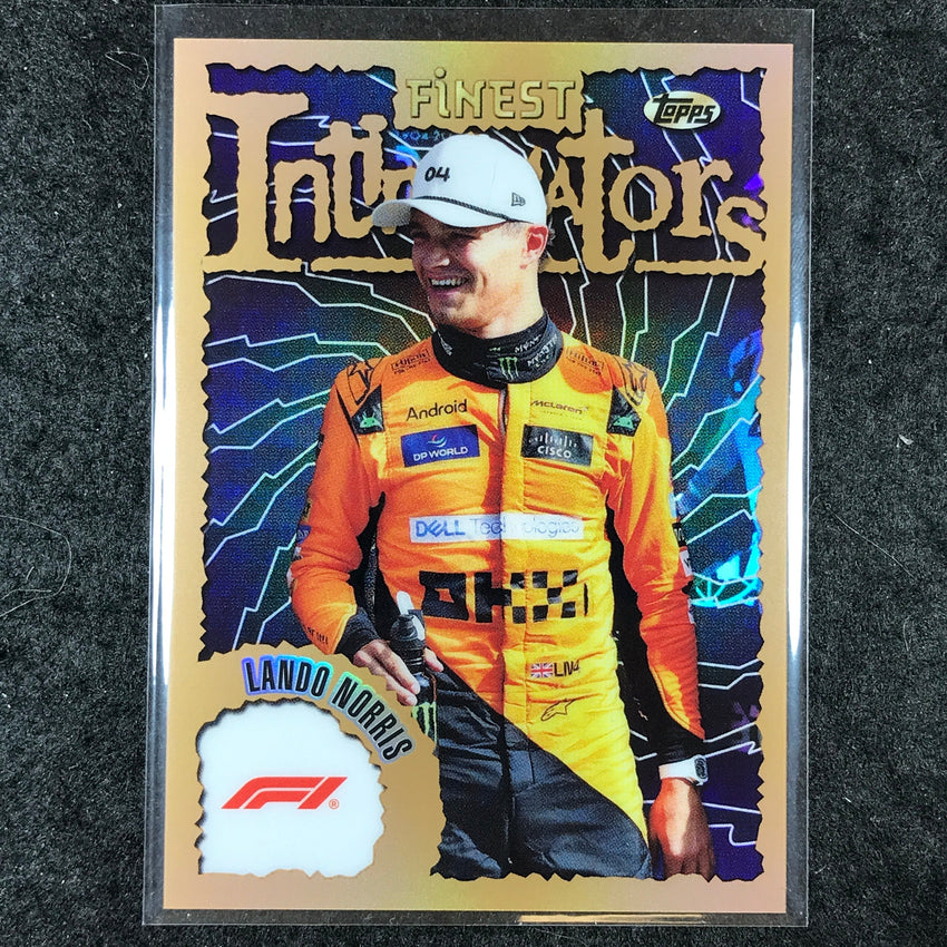 2024 Topps Finest Formula 1 LANDO NORRIS Intimidators Refractor #NOR