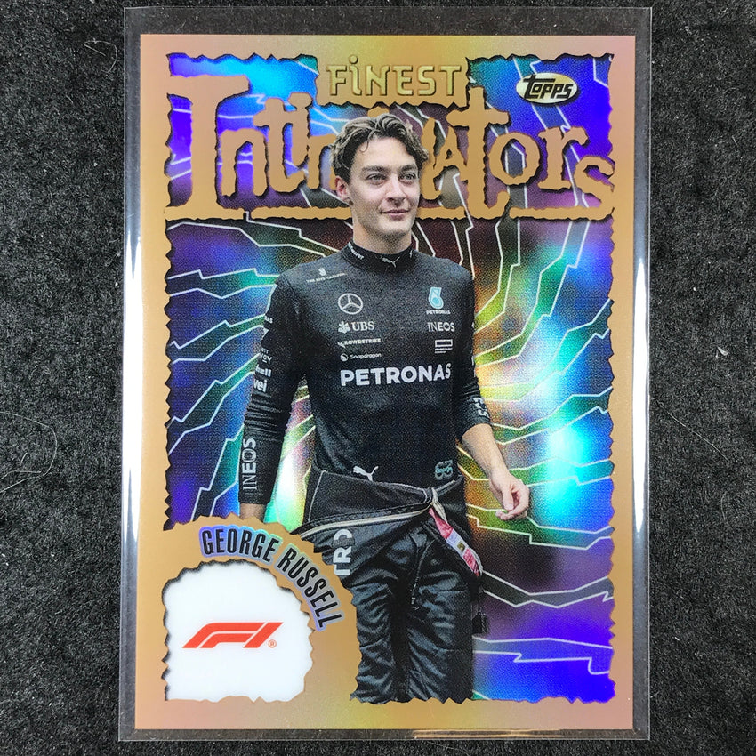 2024 Topps Finest Formula 1 GEORGE RUSSELL Intimidators Refractor #RUS