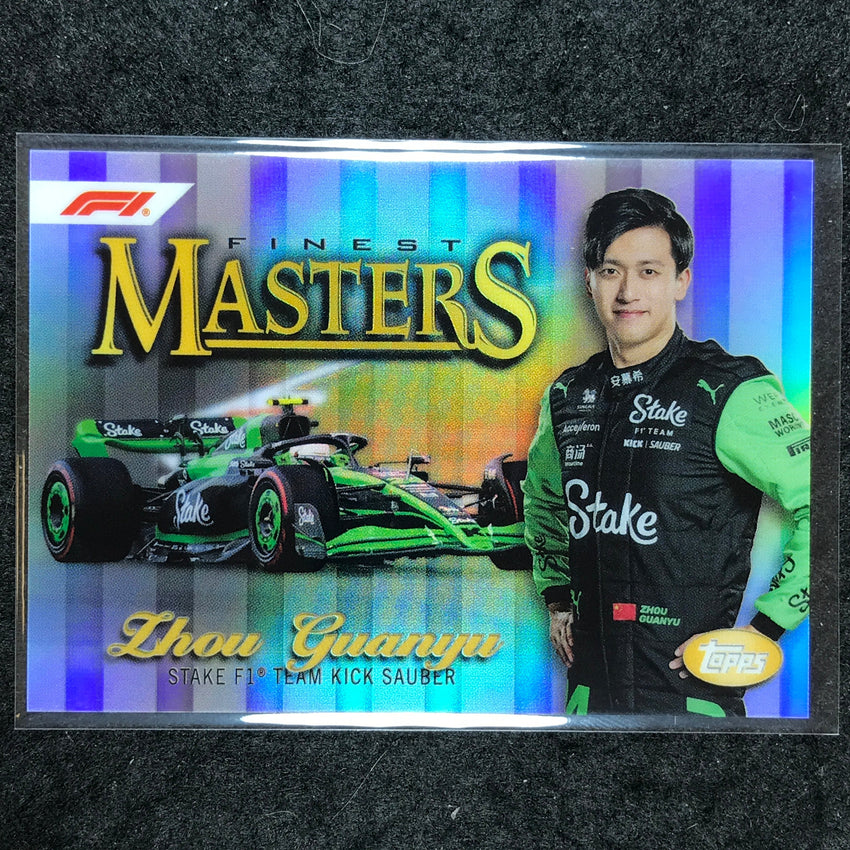 2024 Topps Finest Formula 1 ZHOU GUANYU Masters Refractor #7